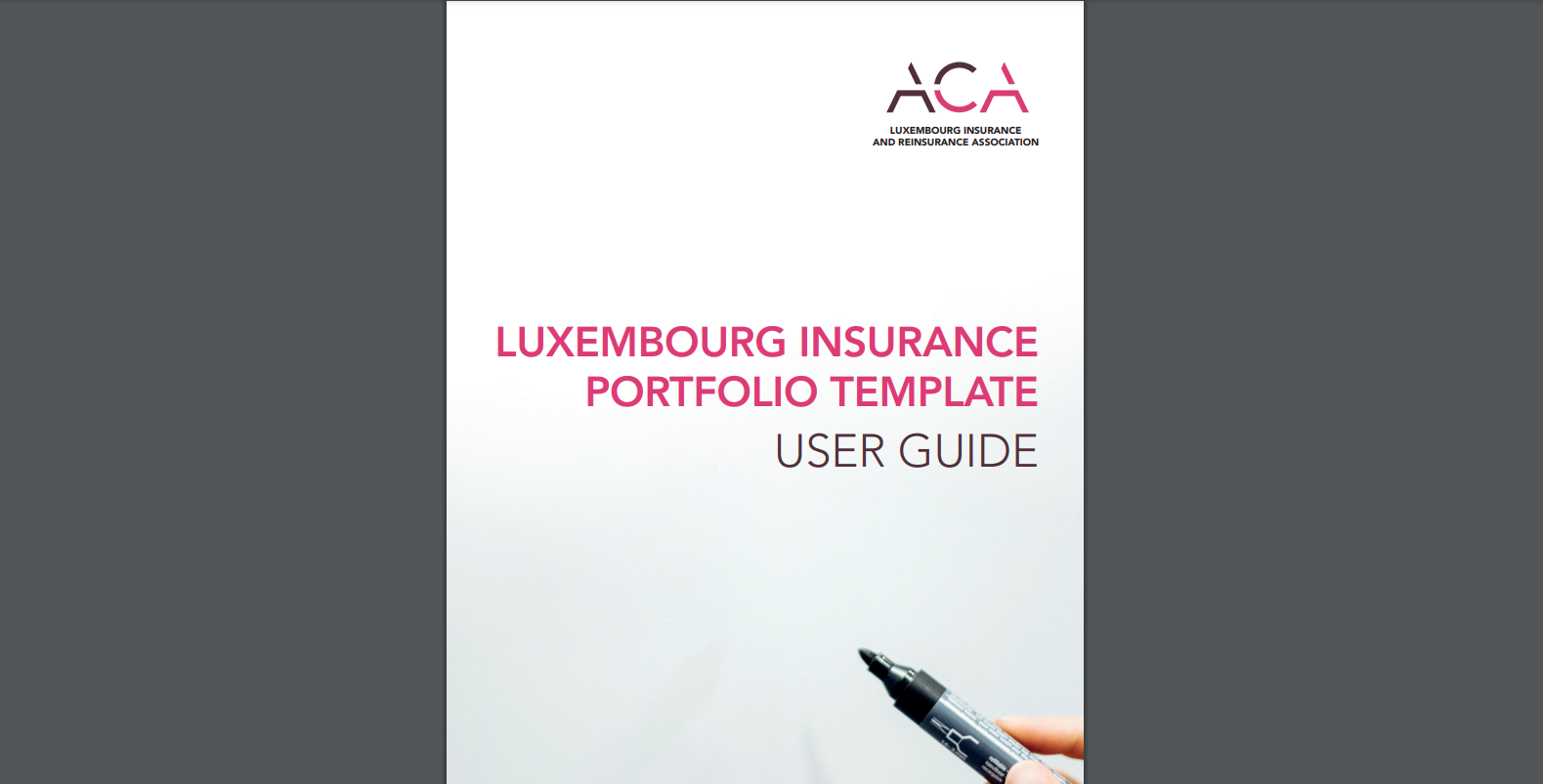 Luxembourg Insurance Portfolio Template | ACA